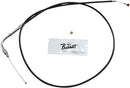 Black Vinyl Throttle/Idle Cable Black For Harley Davidson FLHR 1584 2007 - Standard