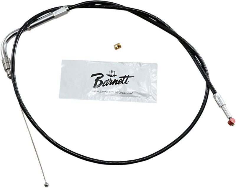 Black Vinyl Throttle/Idle Cable Black For Harley Davidson FLS 1690 ABS 2012-2015 - Standard