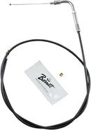 Black Vinyl Throttle/Idle Cable Black For Harley Davidson FL 1200 1976-1977 - +15.2 CM