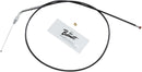 Black Vinyl Throttle/Idle Cable Black For Harley Davidson FLHT 1340 1983-1984 - +15.2 CM