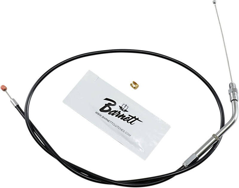 Black Vinyl Throttle/Idle Cable Black For Harley Davidson XLH 883 1988-1995 - Standard