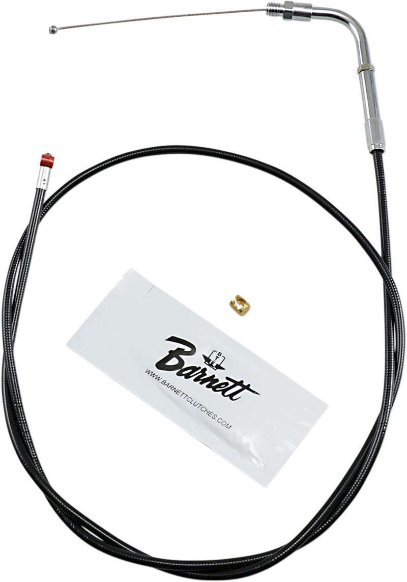 Black Vinyl Throttle/Idle Cable Black For Harley Davidson FLHR 1340 1994-1995 - Standard