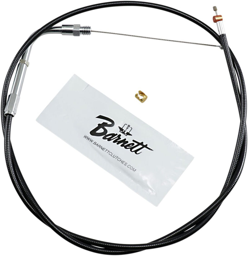 Black Vinyl Throttle/Idle Cable Black For Harley Davidson FLSTN 1340 1993-1995 - +15.2 CM