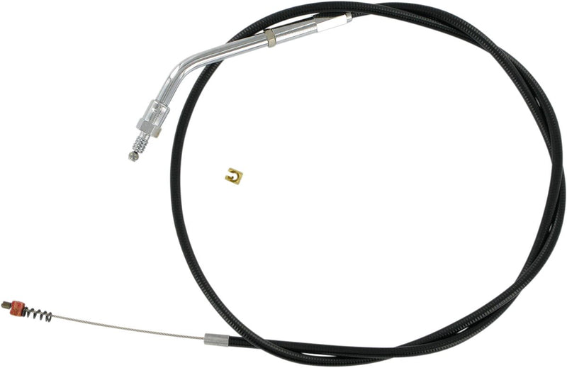 Black Vinyl Throttle/Idle Cable Black For Harley Davidson FLH 1340 1981-1984 - Standard
