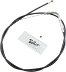 Black Vinyl Throttle/Idle Cable Black For Harley Davidson FLHRCI 1340 EFI 1998 - +15.2 CM