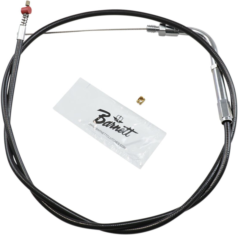 Black Vinyl Throttle/Idle Cable Black For Harley Davidson FLST 1340 1990 - Standard