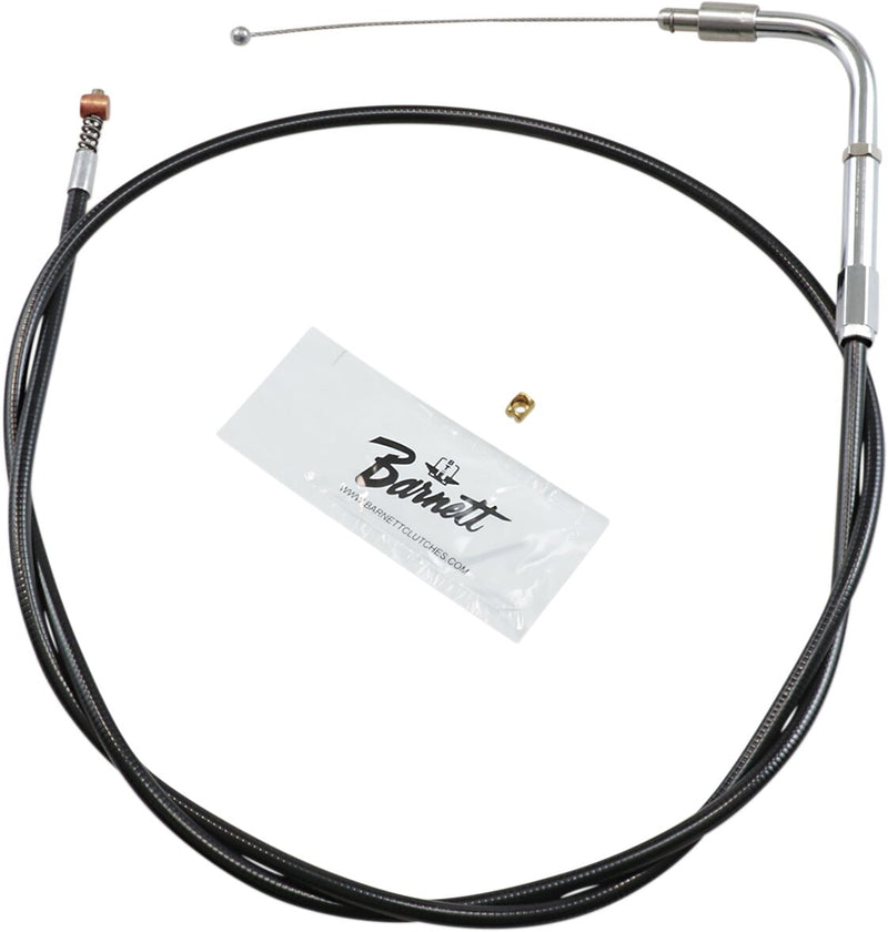 Black Vinyl Throttle/Idle Cable Black For Harley Davidson FXDWG 1340 1996-1998 - +15.2 CM