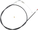 Black Vinyl Throttle/Idle Cable Black For Harley Davidson FXSTS 1340 1996-1999 - +15.2 CM