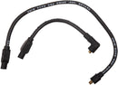 409 Pro Race Custom-Fit Spark Plug Wire Kit Black For Harley Davidson FLHR 1340 1994-1998 - 40.5 CM