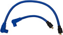 409 Pro Race Custom-Fit Spark Plug Wire Kit Blue For Harley Davidson FL 1200 1970-1977 - 203 MM