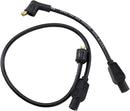 Custom-Fit Spark Plug Wire Kit Black For Harley Davidson FLHR 1340 1994-1998 - 54.5 CM