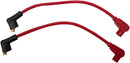 Custom-Fit Spark Plug Wire Kit Red For Harley Davidson FXR 1340 1986-1994 - 30.5 CM