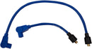 Custom-Fit Spark Plug Wire Kit Blue For Harley Davidson FL 1200 1970-1977 - 40.5 CM