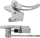 Forward Controls With Master Cylinder Silver For Harley Davidson FXST 1450