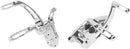 Forward Controls With Master Cylinder Silver For Harley Davidson FXST 1450