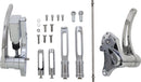 Forward Controls With Master Cylinder Chrome / Polished For Harley Davidson FXST 1340