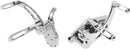 Forward Controls With Master Cylinder Chrome / Polished For Harley Davidson FXST 1340