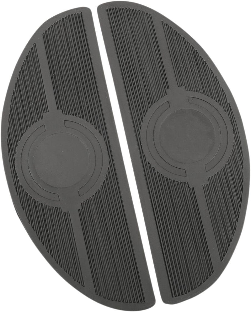 Floorboards For FL And FLST-Panhead Black / Chrome | Vendor No 17-0418R-HC4
