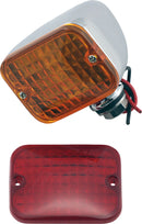 Rectangular Marker Lights Chrome | Vendor No 163075-BC216
