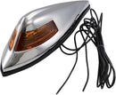 Nostalgia-Style Front Fender Light Chrome | Vendor No 12-0025-BC312