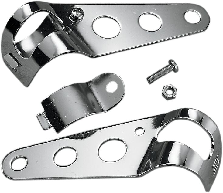 Side-Mount Headlight Brackets Chrome | Vendor No 62101