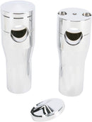 Elite Custom Billet Aluminum Risers Chrome For Harley Davidson FLSTS 1340 - 25.4 MM