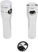 Elite Custom Billet Aluminum Risers Silver For Harley Davidson FLSTSC 1450 - 25.4 MM