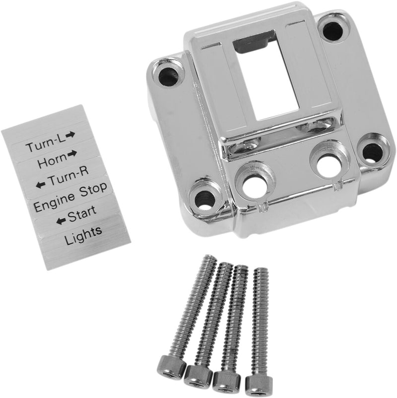 Handlebar Switch Housing Chrome - 25.4 MM | Vendor No 07-0520VC-BC114