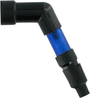 Flashing Spark Plug Cap 120 Degrees Blue - 10 MM
