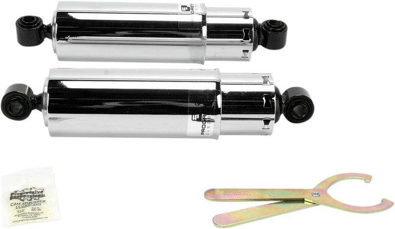 412 Series Shocks Chrome For Harley Davidson FXD 1340 1995-1998 - 12 Inch