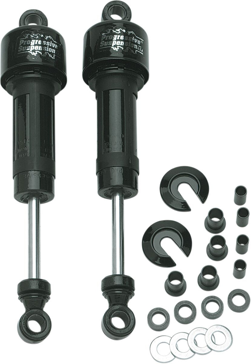 12-Series Shocks Without Springs Black - 11.50 Inch