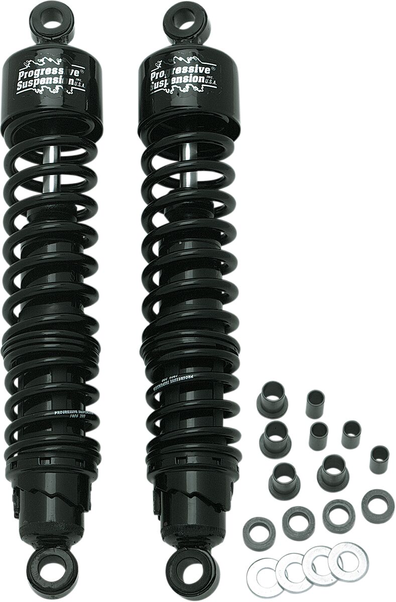 413 Series Shocks Black For Harley Davidson XL 1200 C 1996-1998 - 15 Inch