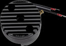 Low Output Generator-Mounted Regulator with Updated End Plate Black For Harley Davidson E 1000 1948-1952 - 12 V