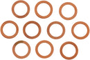 Copper Crush Washers for Wheel Cylinder Bolt Copper / Natural For Harley Davidson FL 1200 1958-1972