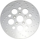 Polished Stainless Steel Rotor Silver For Harley Davidson FLSTC 1340 1992-1999 - 292 MM