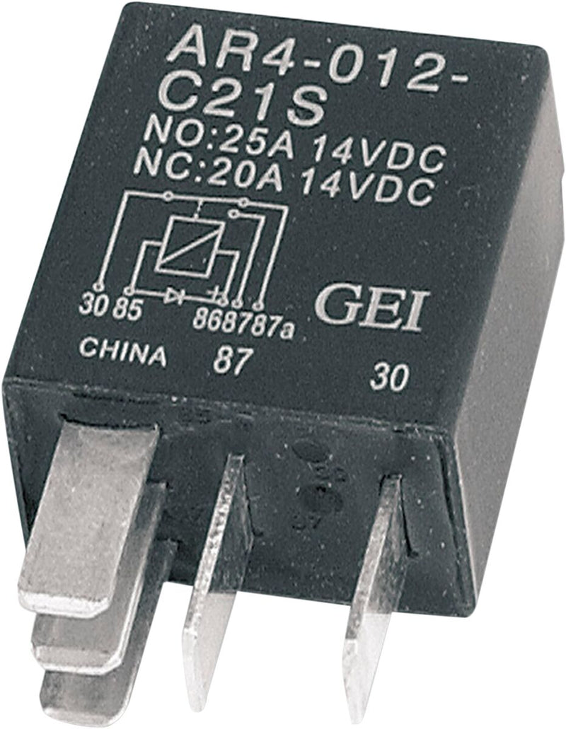 Micro Relay With Diode Black | Vendor No MC-DRAG043
