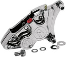 Four-Piston Differential-Bore Caliper Chrome For Harley Davidson FLH 1340 1984 - 292 MM