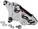 Four-Piston Differential-Bore Caliper Chrome For Harley Davidson FLHR 1340 1994-1998 - 292 MM