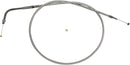 Sterling Chromite II® Braided Cable Chrome / Clear-Coated For Harley Davidson XLH 1200 C - 76 CM