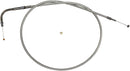 Sterling Chromite II® Braided Cable Chrome / Clear-Coated For Harley Davidson FLHTC 1340 - 100.5 CM
