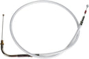 Sterling Chromite II® Braided Cable Chrome / Clear-Coated For Harley Davidson FLS 1690 - 78 CM