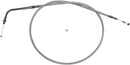 Sterling Chromite II® Braided Cable Chrome / Clear-Coated For Harley Davidson FLH 1340 - 91.5 CM