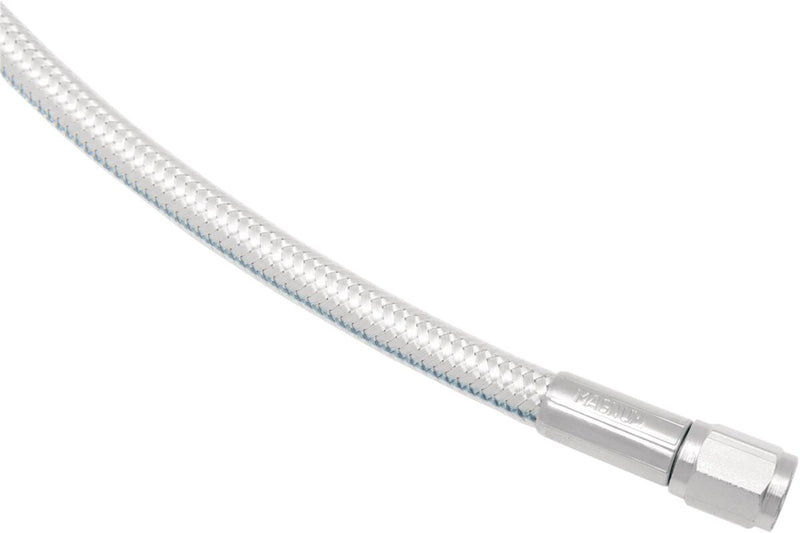 Braided Universal Brake Line Chrome - 71 CM