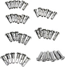 Replacement Nipples For Spoke Set Chrome / Silver | Vendor No 16-0500S-42-HC3