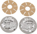 Live To Ride Gas Cap Covers Chrome - 73 MM | Vendor No 03-0025A-BC230