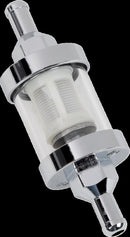 Clear Fuel Filter Chrome / Clear