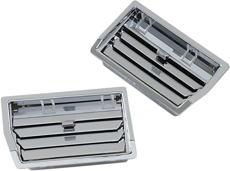 Lower Fairing Fresh Air Vents Chrome For Honda GL 1500 1988-1990