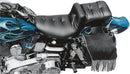 Regal Duke Pillow 2-Up Seat Black For Harley Davidson FL 1200 1958-1977