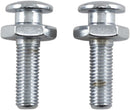 Chrome Seat Bolts And Mounting Nuts Chrome For Harley Davidson FLHR 1340 1994-1996 - 5/16"-24