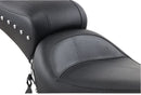 Studded 2-Up Seat Black For Harley Davidson FL 1200 1958-1977 - 30.5 CM